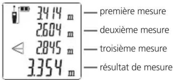 Burg Wächter ProfiScale 20 PS 7520 - Mesure de distance indirecte (Mesure sur trois distances) - 2