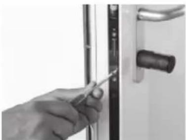 Burg Wächter secuENTRY easy 5602 - When installing the cylinder, proceed as follows: - 5
