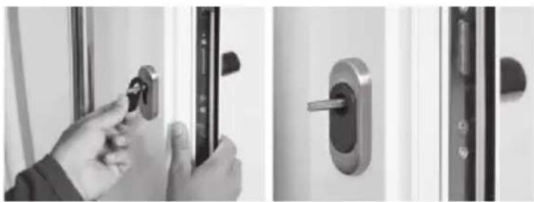 Burg Wächter secuENTRY easy 5602 - Ga bij de inbouw als volgt te werk: - 5
