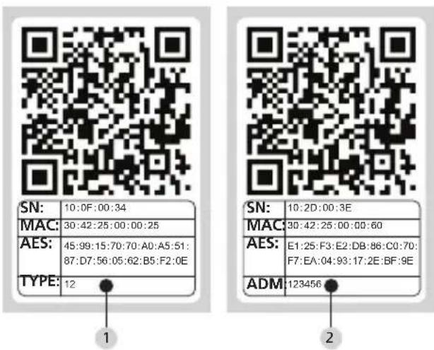 Burg Wächter secuENTRY easy 5602 - Code administrateur/Code QR - 1