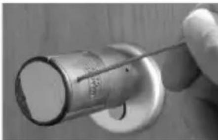 Burg Wächter secuENTRY pro 7116 - E-1. Changement de batterie du bouton intérieur - 1