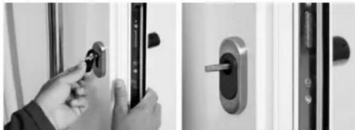 Burg Wächter TSE Prime Set 5013 - When installing the cylinder, proceed as follows: - 5