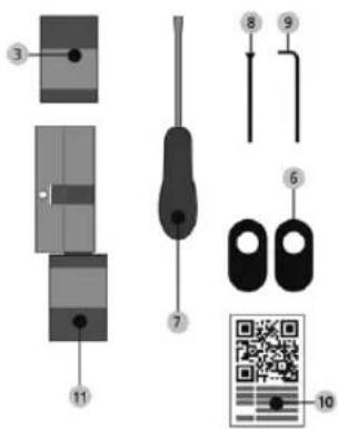 Burg Wächter secuENTRY easy plus 5651 - Contenu de l'emballage - 1
