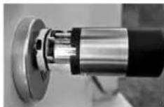 Burg Wächter secuENTRY easy plus 5651 - Battery change outside knob - 4