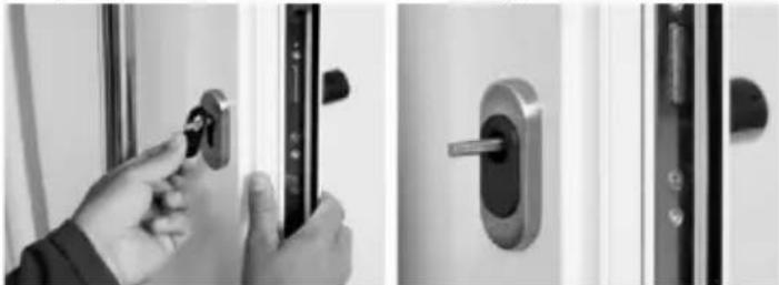 Burg Wächter TSE Prime Set 5022 - When installing the cylinder, proceed as follows: - 5