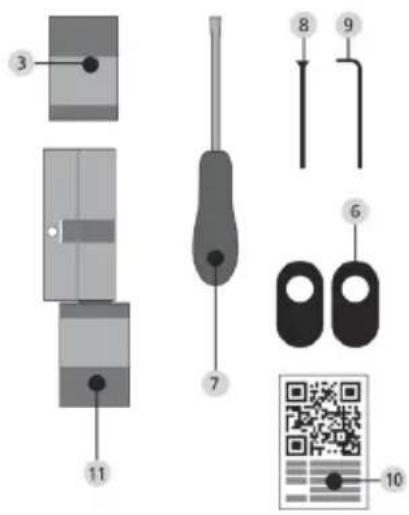 Burg Wächter secuENTRY easy plus 5652 - Verpakkingsinhoud - 1