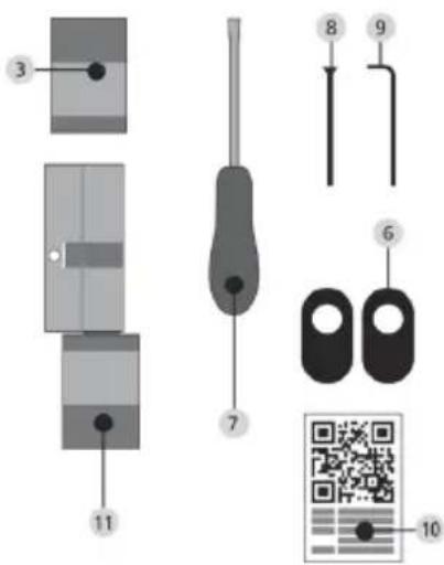 Burg Wächter secuENTRY easy plus 5652 - Contenu de l'emballage - 1