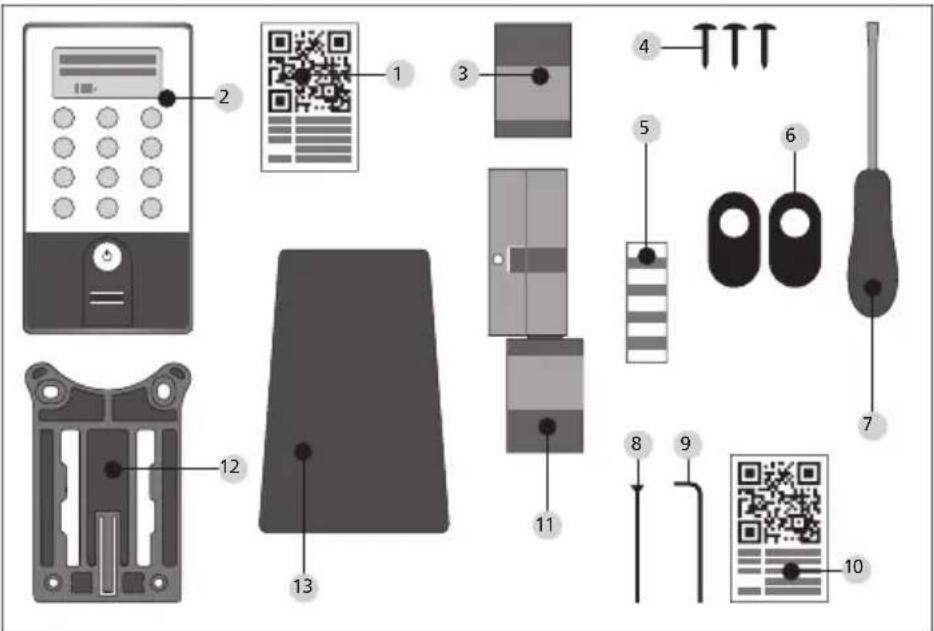 Burg Wächter secuENTRY easy plus 5652 - Contenu de l'emballage - 1