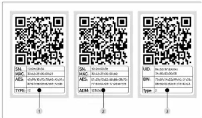 Burg Wächter secuENTRY easy plus 5652 - Administratorcode / QR-Code - 1