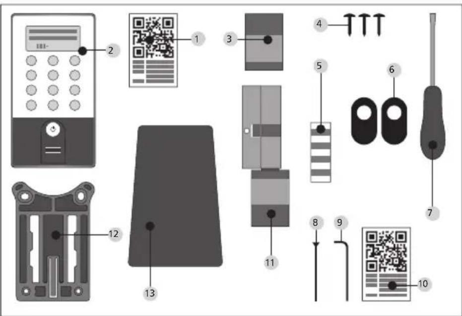 Burg Wächter secuENTRY easy plus 5652 - Package contents - 1