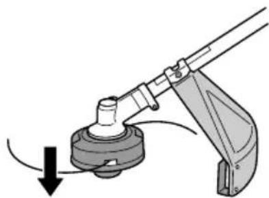 HiKOKI TCG 24ECP - Adjusting line length - 1