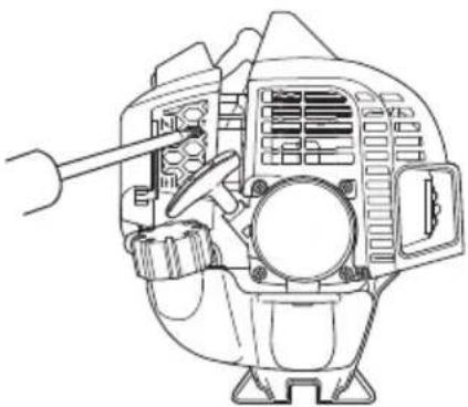HiKOKI TCG 24ECP - Réglage du carburateur (Fig. 16) - 1