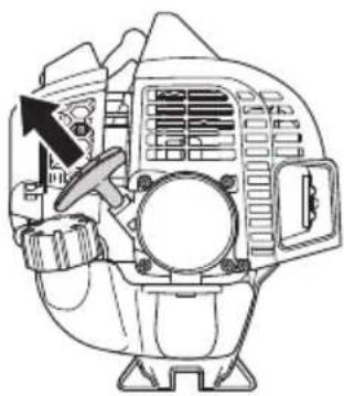 HiKOKI TCG 24ECP - Starting the cold engine - 4
