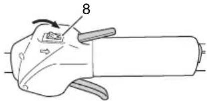 HiKOKI TCG 24ECP - Arrêt de la débroussailleuse (Fig. 15) - 1