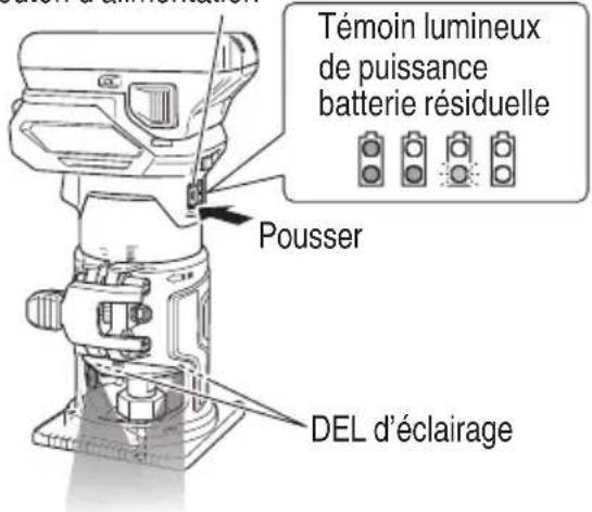 HiKOKI M 1808DA - Fonctionnement de l'interrupteur - 1