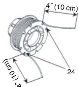 HiKOKI TCG 24EBSP - Nylon line replacement - 3