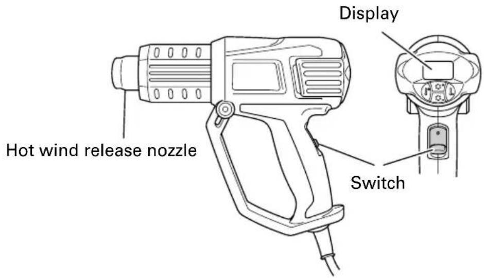 HiKOKI RH 650V - NAME OF PARTS - 1