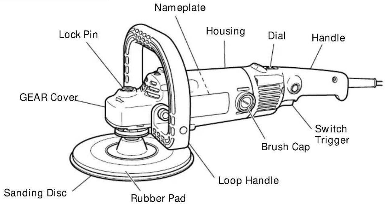 HiKOKI SP 18VA - NAME OF PARTS - 1