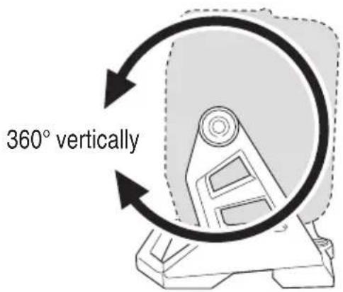 HiKOKI UB 18DB - Changing the angle of the light - 1