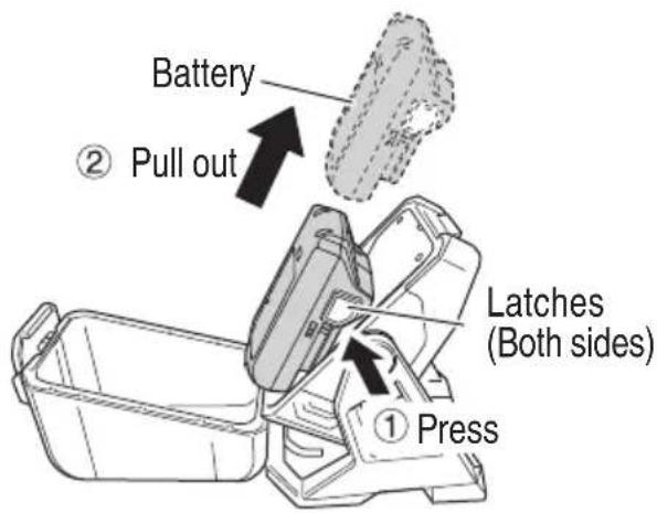 HiKOKI UB 18DB - REMOVAL AND INSTALLATION METHOD OF BATTERY - 2