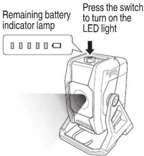 HiKOKI UB 18DB - About remaining battery indicator - 1