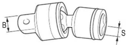 HiKOKI WR 18DBDL2 - Universal joint: - 1