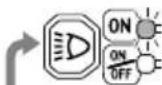 HiKOKI WR 18DBDL2 - How to use the LED light - 2