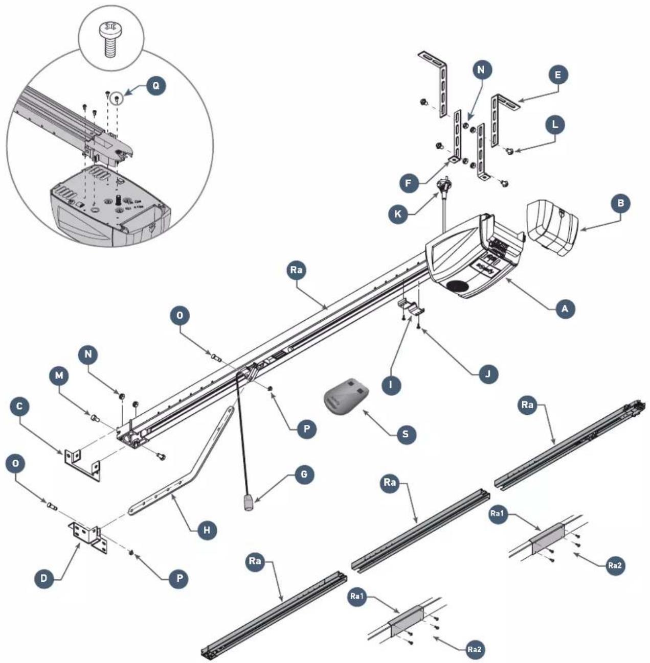SOMFY GDK 700 - Kit contents - 1