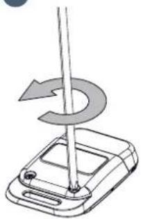 SOMFY GDK 700 - Changing the remote control battery - 1