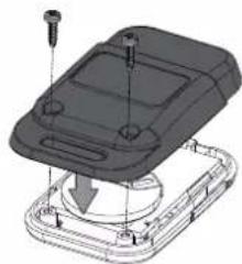 SOMFY GDK 700 - Changing the remote control battery - 1
