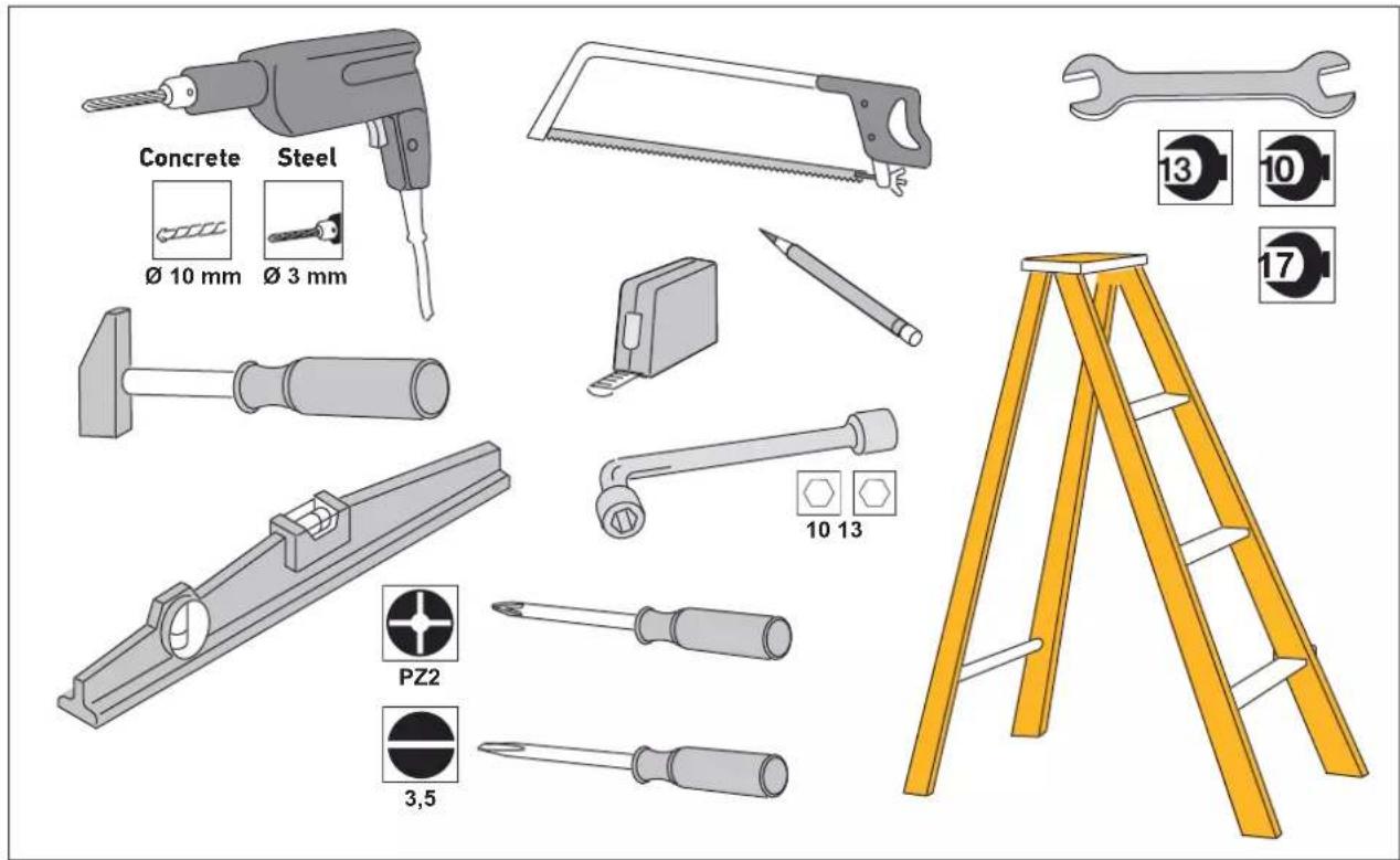 SOMFY GDK 700 - Prerequisites for installation - 1