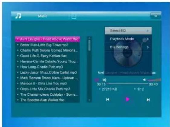 Music Avril Lavigne - Head Above Water.fac Better Man-Little Big Town.mp3 Charlie Puth Selena Gomez Minions... Good Life-G-Eazy,Kehlani.fac Havane-Carmia Cebello,Young Thug... How Long-Charlie Puth.mp3 Lucky-Jason Misz,Colbie Callot.mp3 Mark Ronson Bruno Mars - Uptown... Meroon 5 - Girls Like You.mp3 Oops-Little Mix Charlie Puth.mp3 The Chainsmokers Coldplay - Some... The Spectre-Alan Walker.fac Select EQ Playback Mode EQ Settings Avril Lavigne - Head Above Water.fac 00:13 27219 KB 03:40 1/12