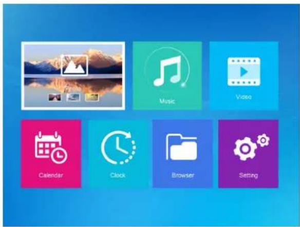 Music Video Calendar Clock Browser Setting