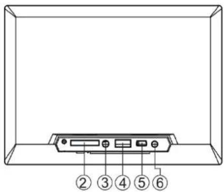 BRAUN DigiFrame 8 Slim - Vorder- und Rückansicht - 2