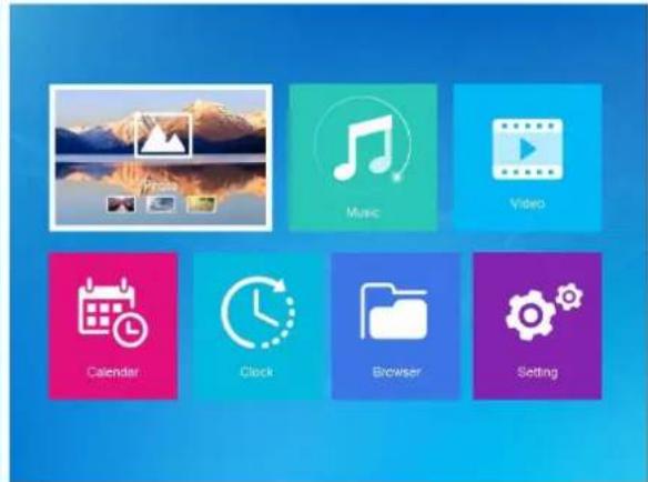 Music Video Calendar Clock Browser Setting