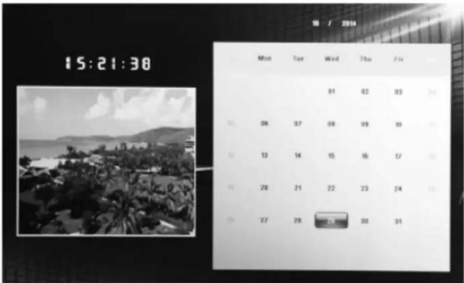 BRAUN DigiFrame 1094 - Kalendarz: - 1