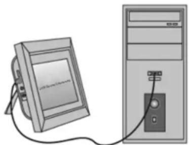 BRAUN DigiFrame 17 - Connexion à l'ordinateur : - 1