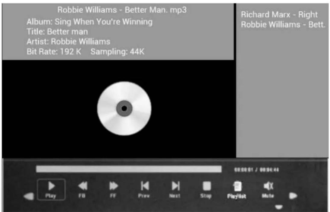 BRAUN DigiFrame 17 - Riproducione dei file musicali: - 1