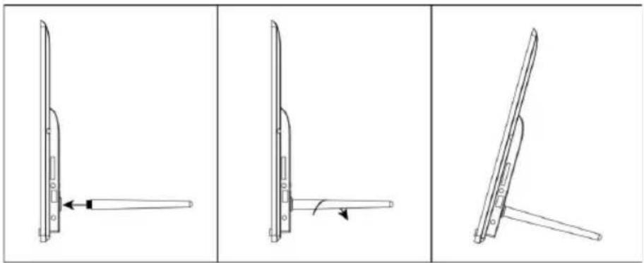 BRAUN DigiFrame 1220 - Istruzioni per il supporto - 1