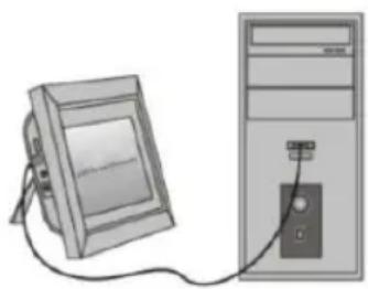 BRAUN DigiFrame 1220 - Connessione PC - 1