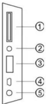 BRAUN DigiFrame 1220 - Sinistra della cornice - 1