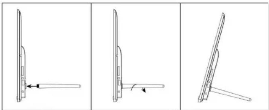 BRAUN DigiFrame 1220 - Stand Instructions8. - 1