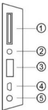 BRAUN DigiFrame 1220 - Links op het frame - 1