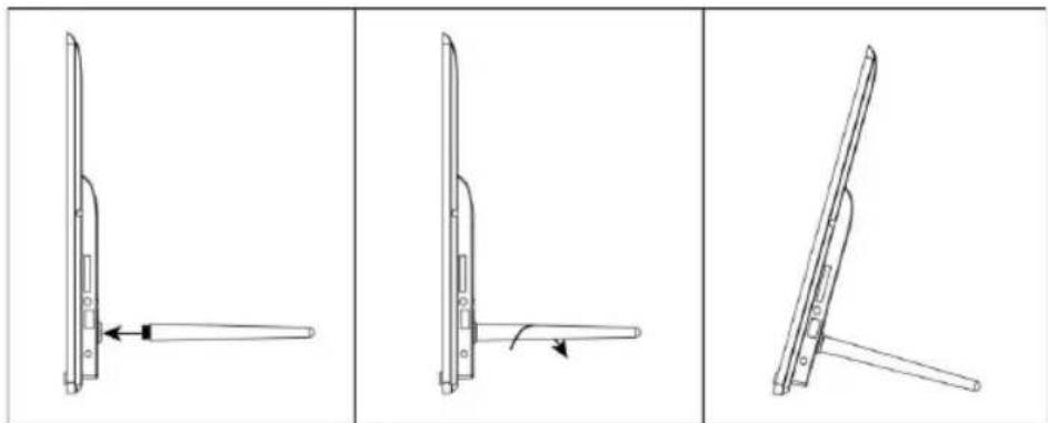 BRAUN DigiFrame 1220 - Montageanweisung für den Aufsteller8. - 1
