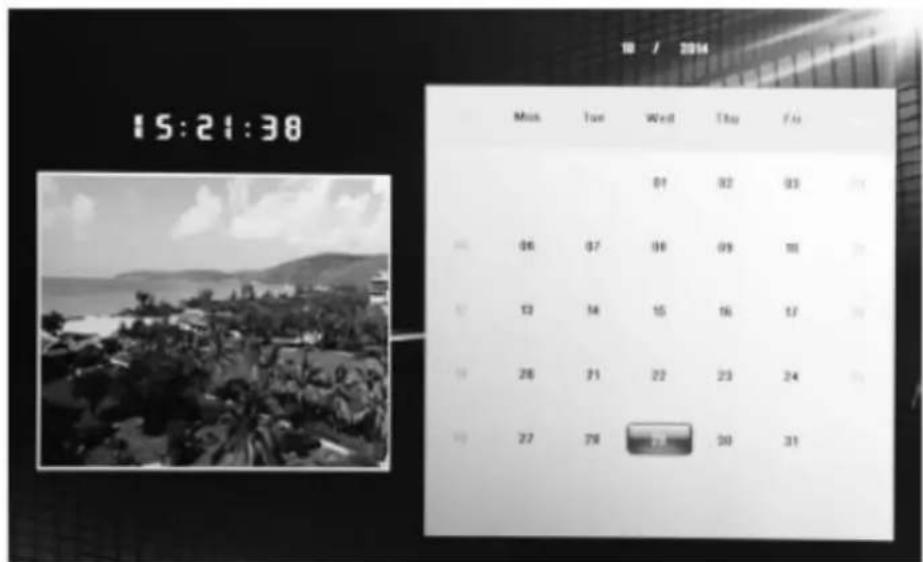 BRAUN DigiFrame 1591 - Calendrier : - 1