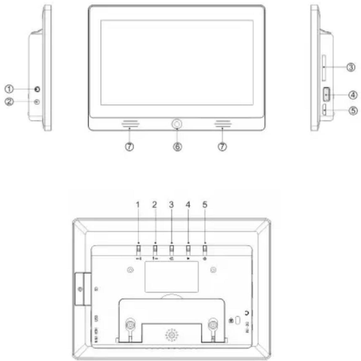 BRAUN DigiFrame 7 Motion - Panoramica del prodotto - 1