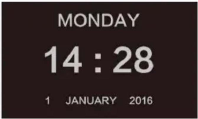 BRAUN DigiFrame 7 Motion - Clock - 1