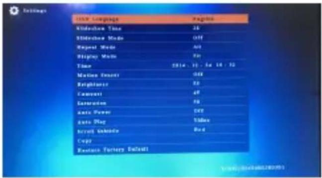 BRAUN DigiFrame 7 Motion - Setarea - 1