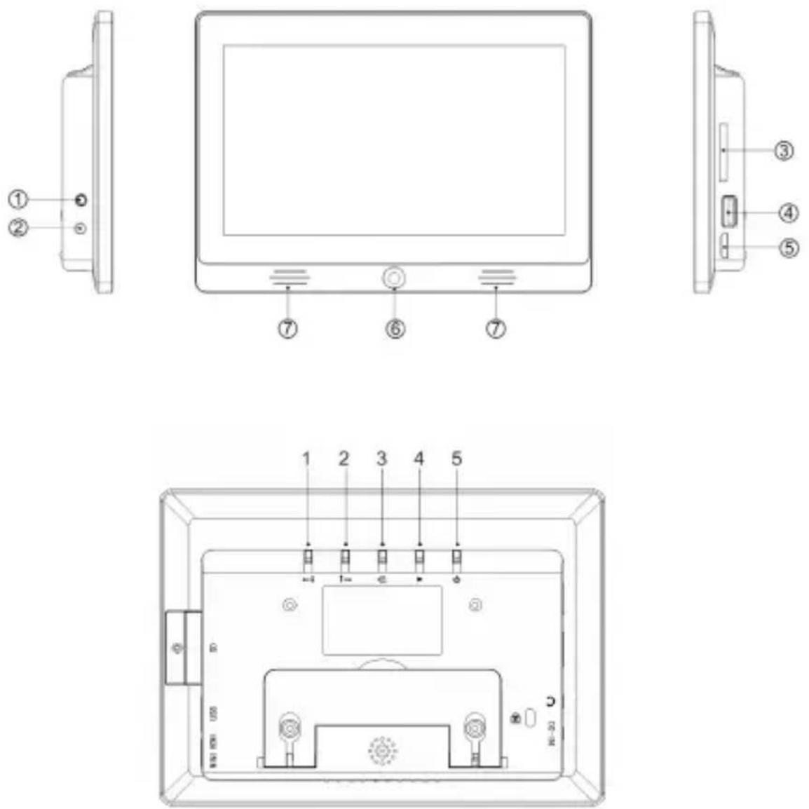 BRAUN DigiFrame 7 Motion - Vue d'ensemble du produit - 1