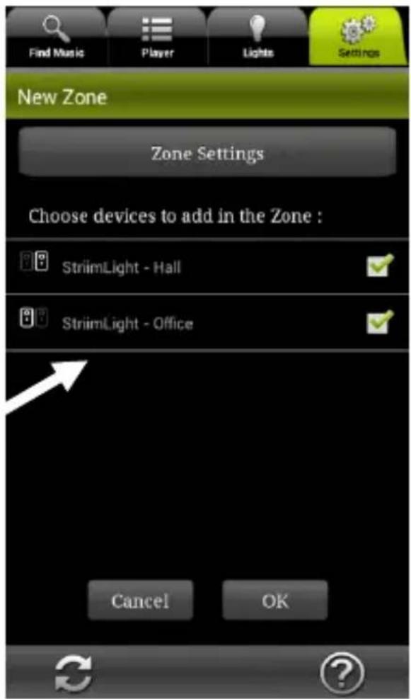 AwoX Striim SLCW13 - Créer une zone - 3